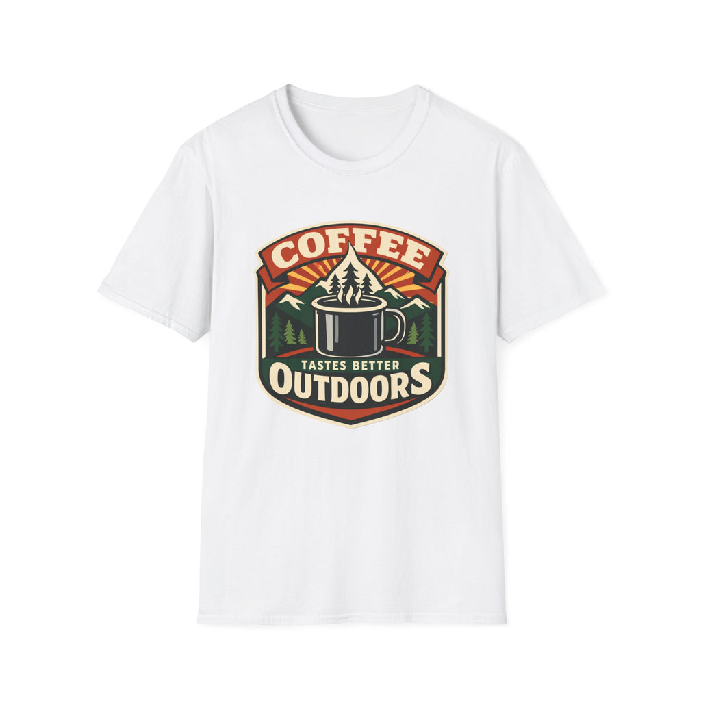 Coffee Tastes Better Outdoors T-Shirt