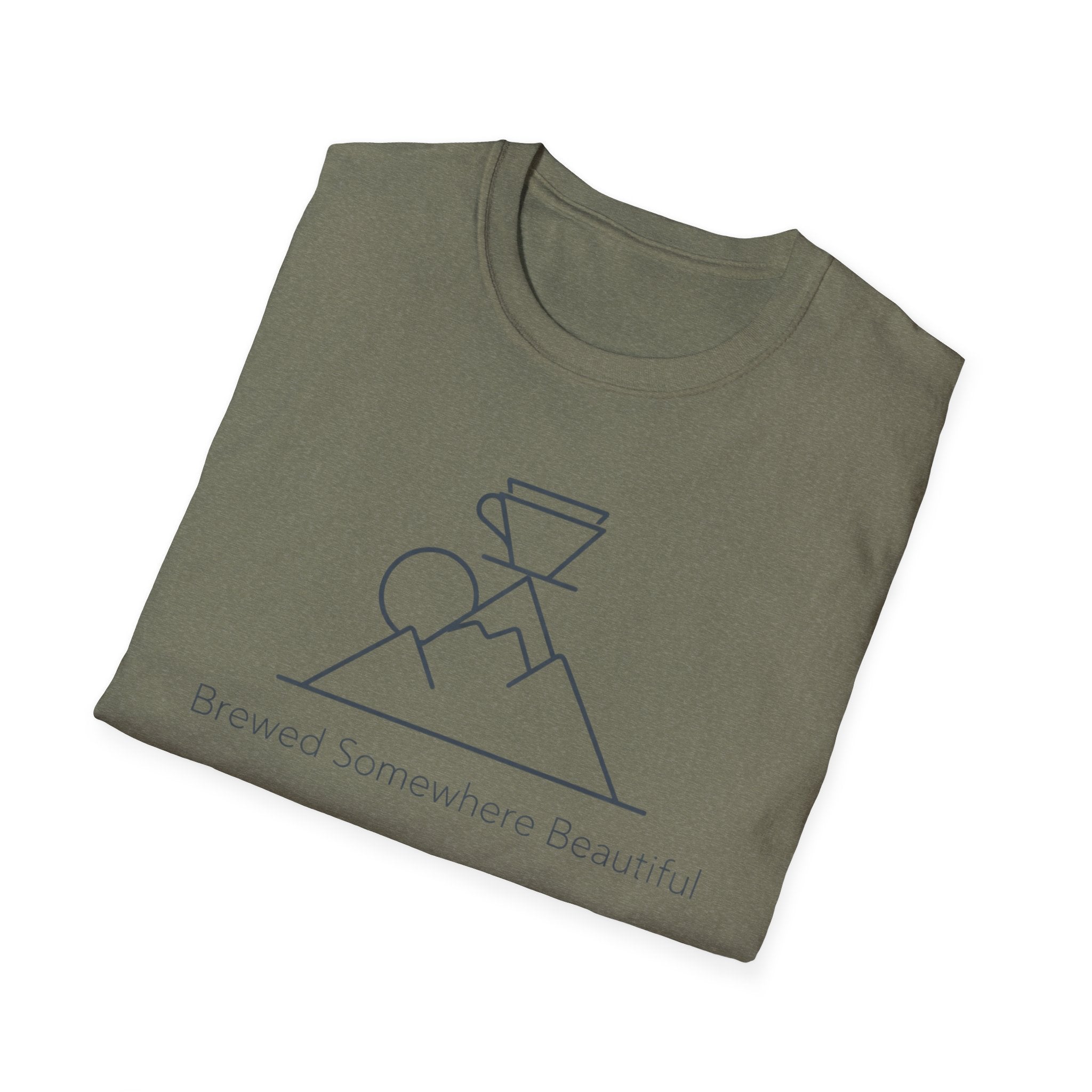 Brewed Somewhere Beautiful  T-Shirt