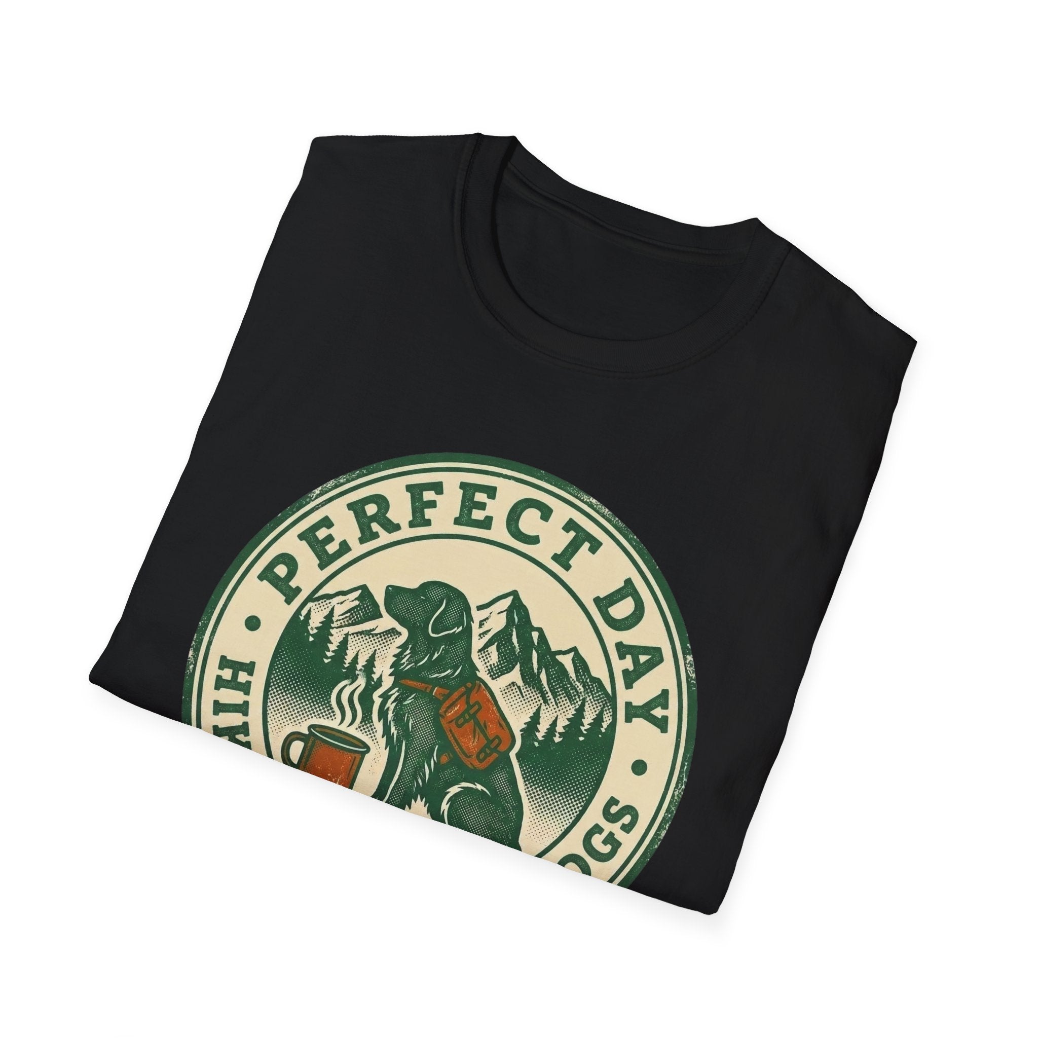 Perfect Day - Hiking Coffee Dogs T-Shirt