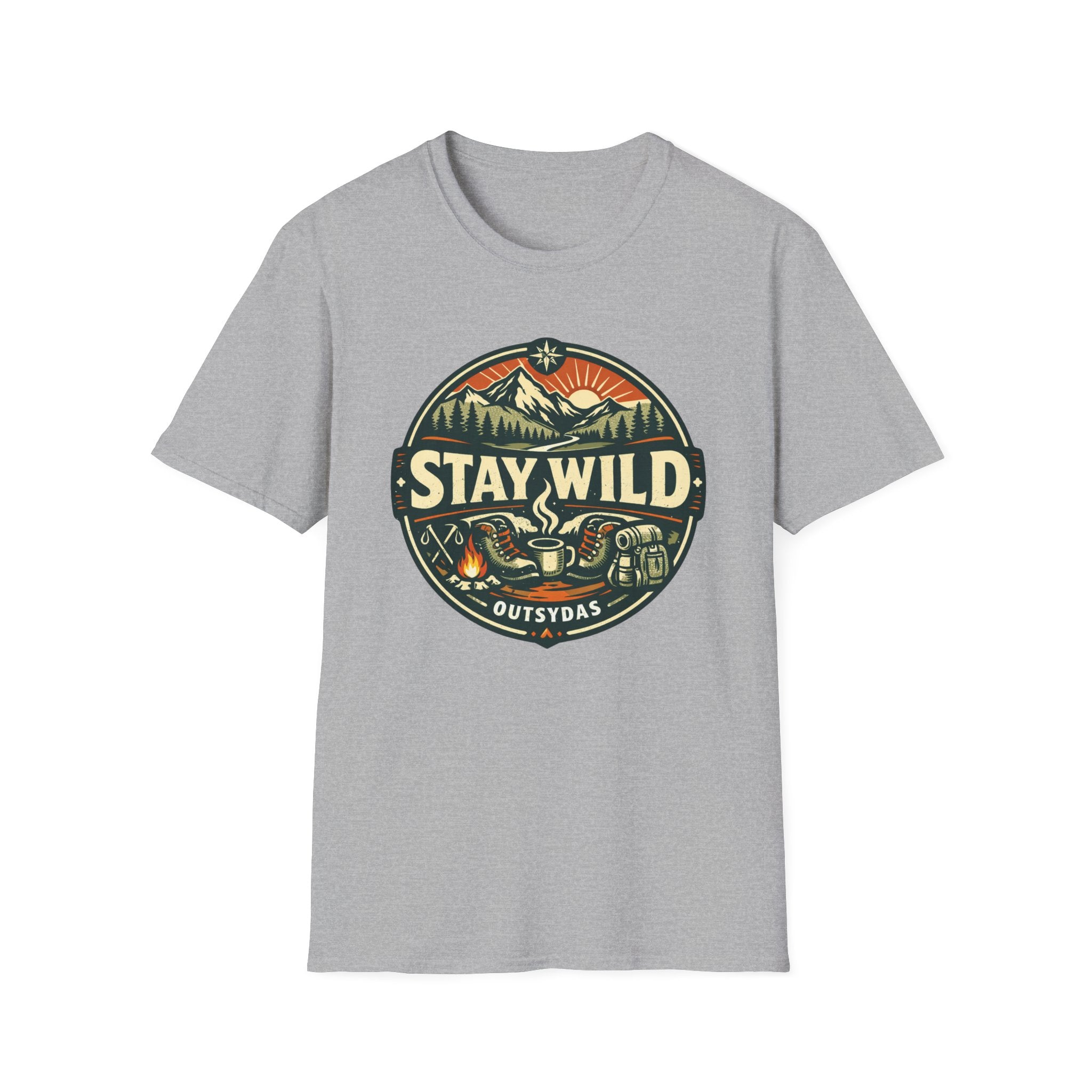 Stay Wild Outsydas T-Shirt Badge