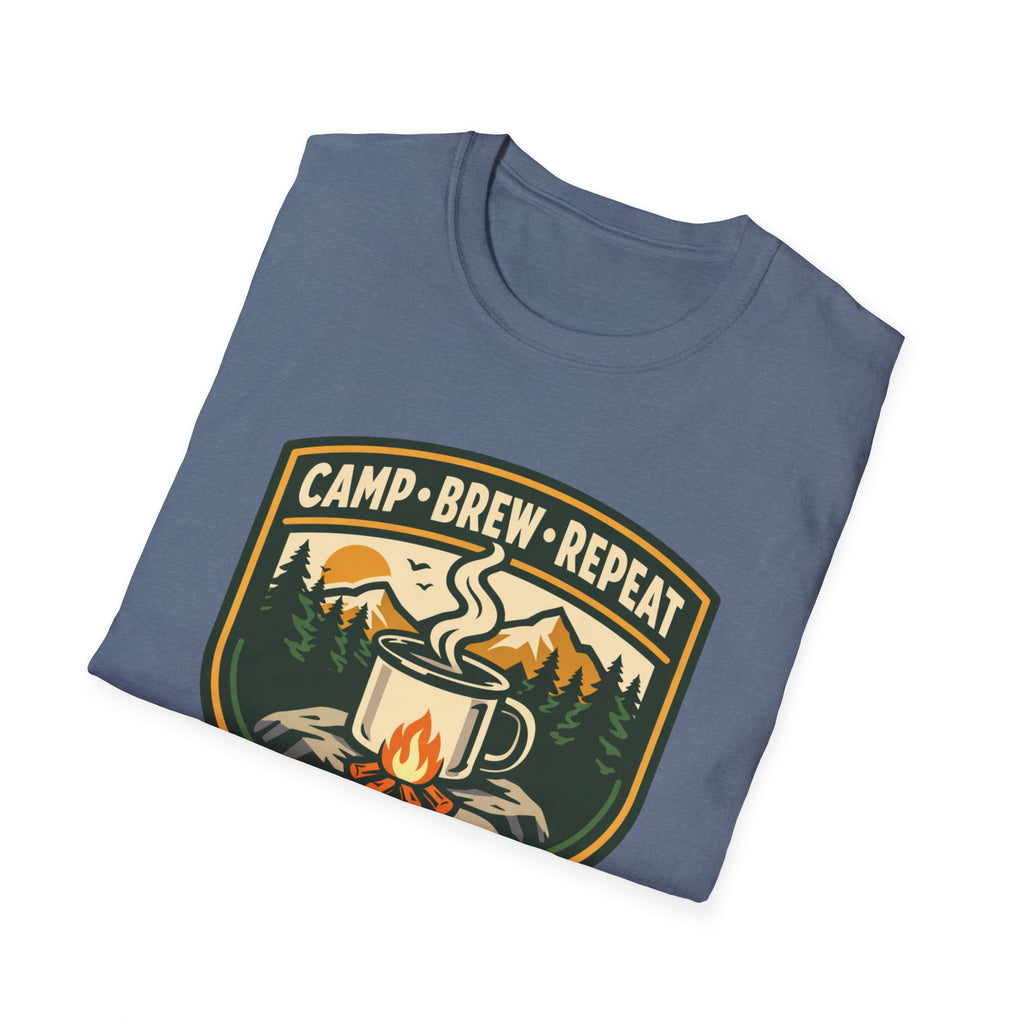 Camp . Brew . Repeat Badge T-Shirt
