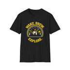 Wake - Brew - Explore T-Shirt