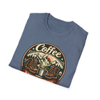 Coffee Before Miles Badge T-Shirt