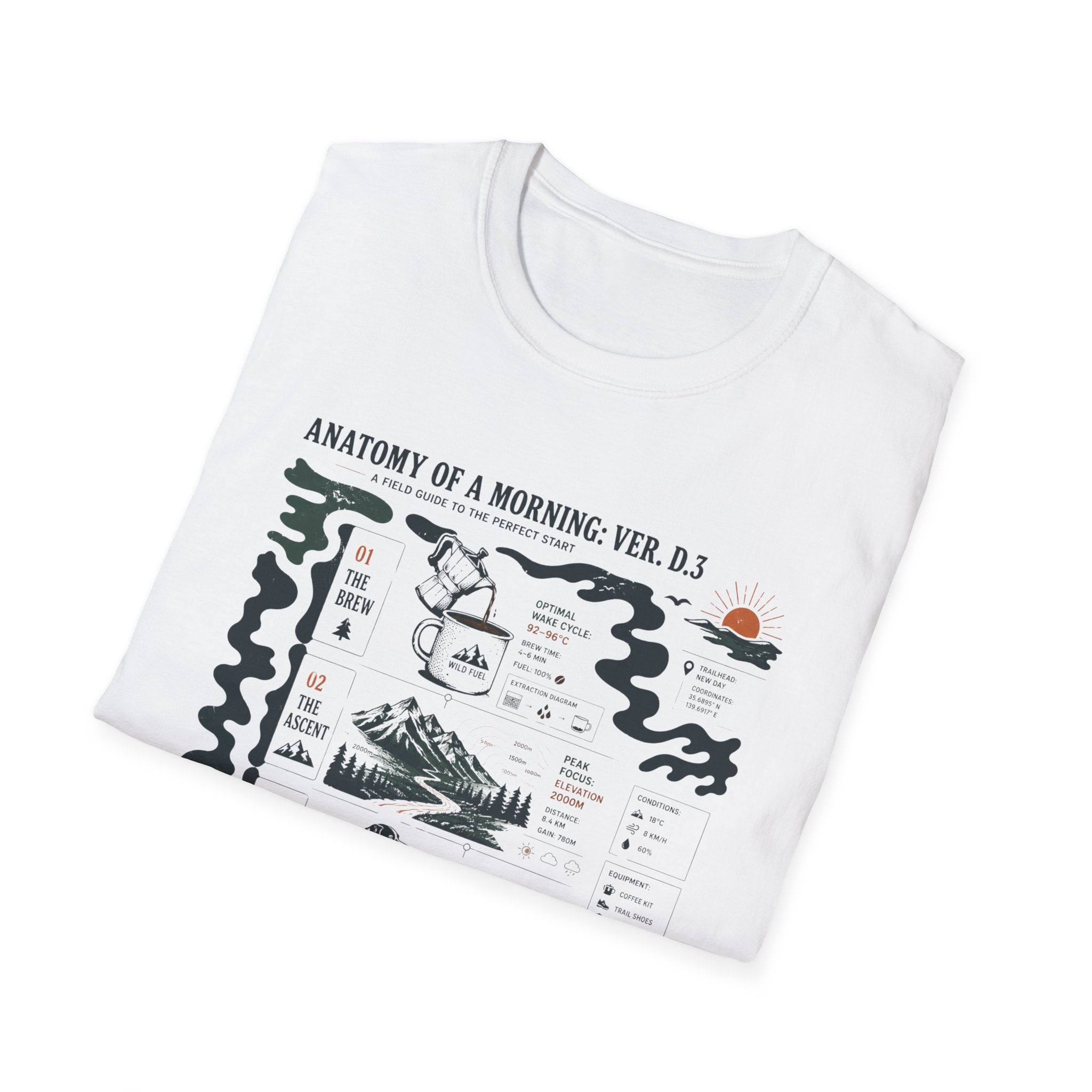 Anatomy Of A Morning T-Shirt v3