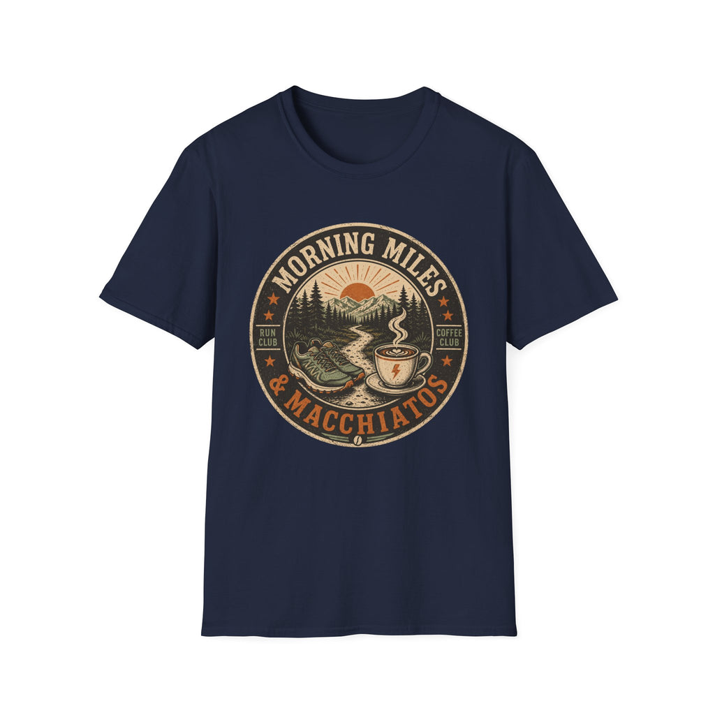 Morning Miles & Macchiaatos T-Shirt