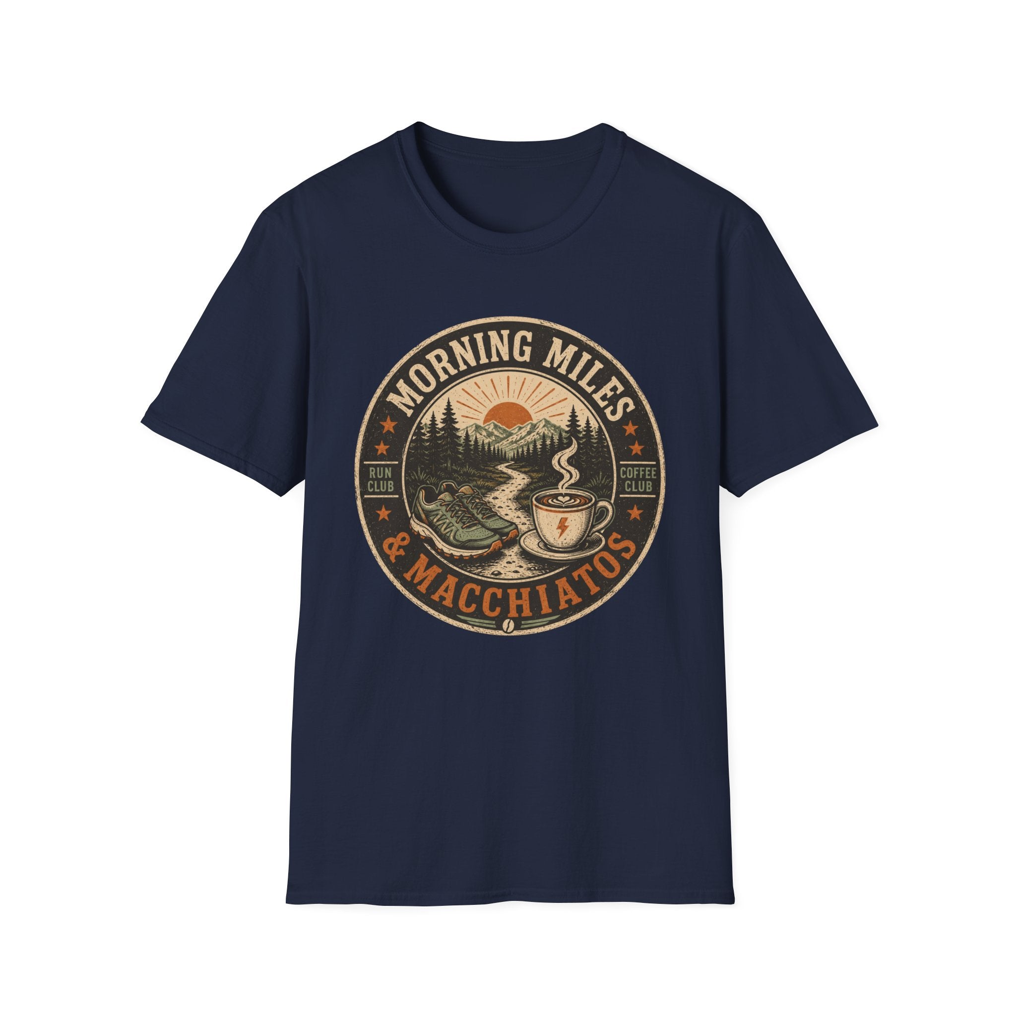Morning Miles & Macchiaatos T-Shirt
