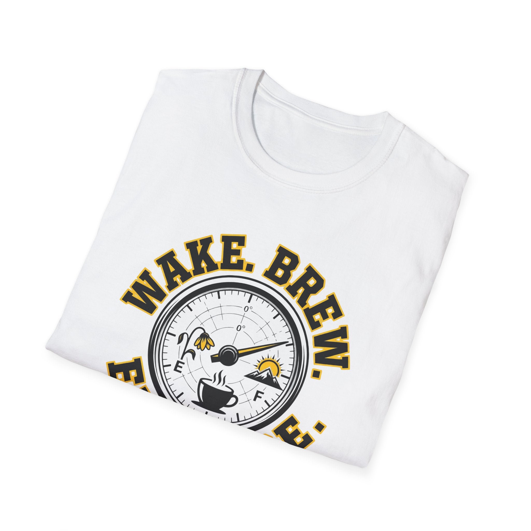 Wake Brew Explore Fuel Design T-Shirt
