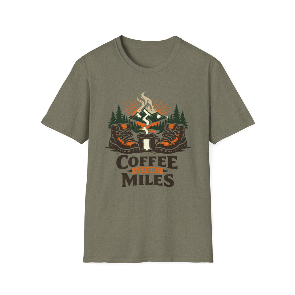 Coffee Before Miles T-Shirt