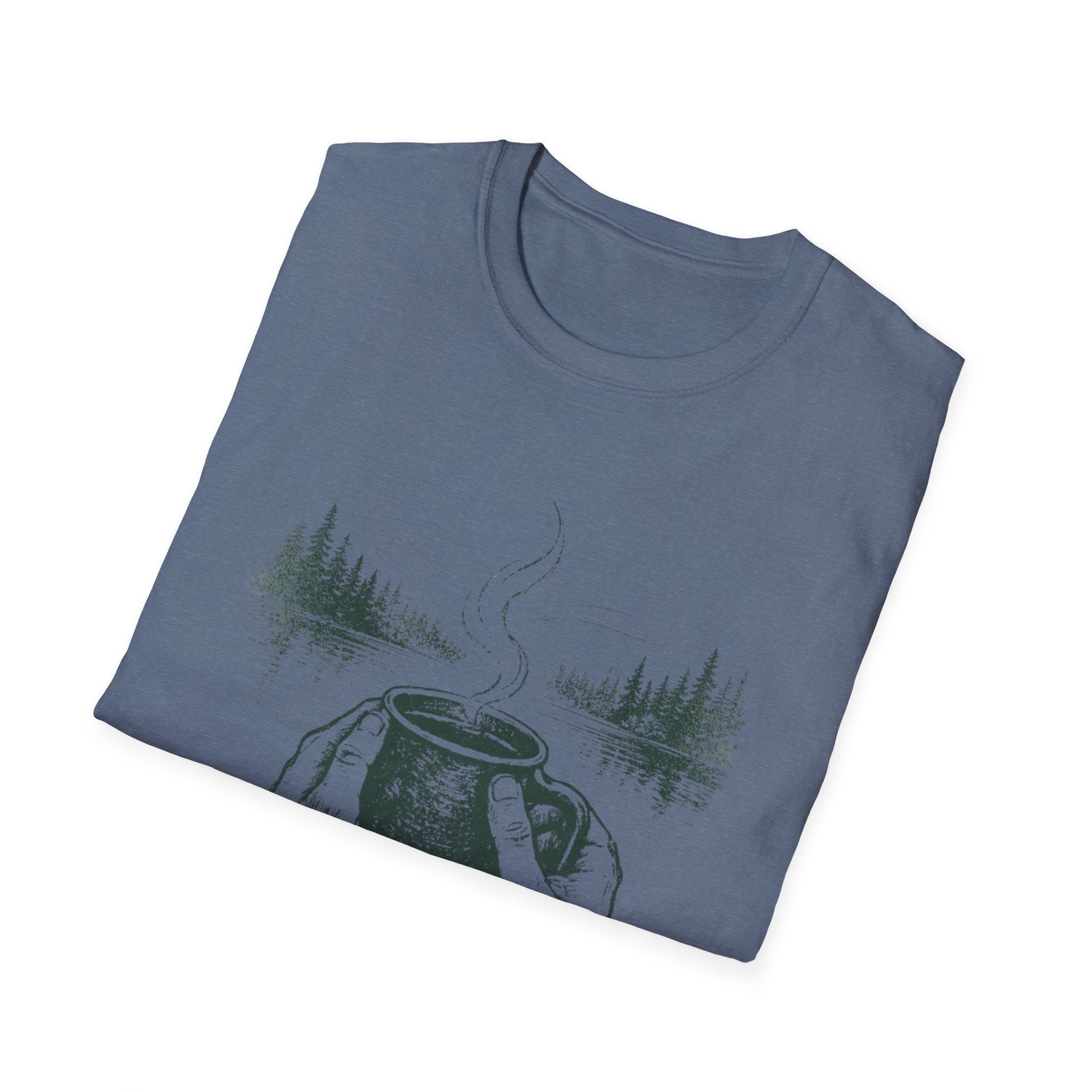 Brewed Somewhere Beautiful Field Guide Design T-Shirt