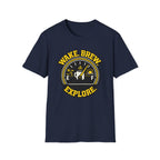 Wake - Brew - Explore T-Shirt