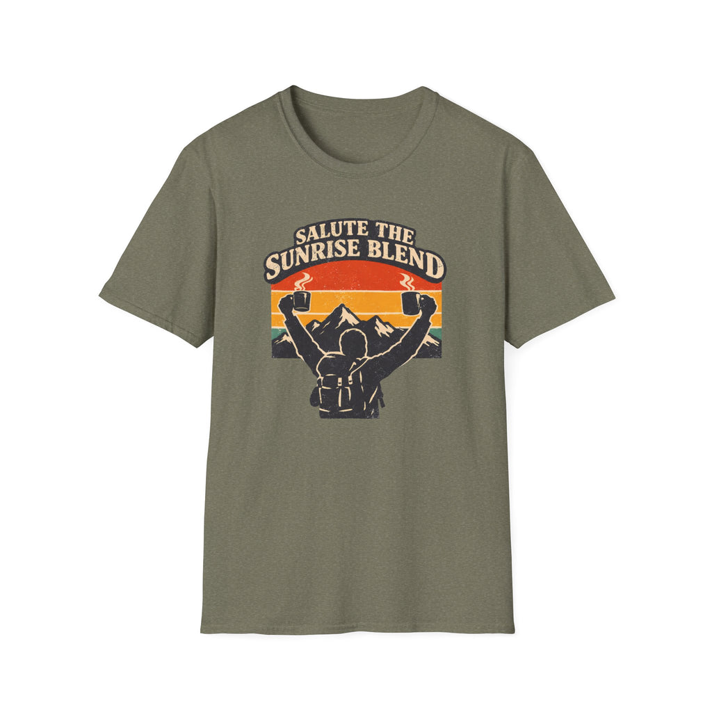 Salute The Sunrise Blend Design T-Shirt