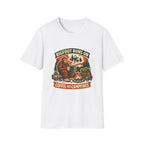 Bigfoot Runs On Coffee And Campfires T-Shirt