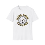 Wake Brew Explore Fuel Design T-Shirt