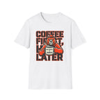 Coffee First Hike Later Funny Bear T-Shirt