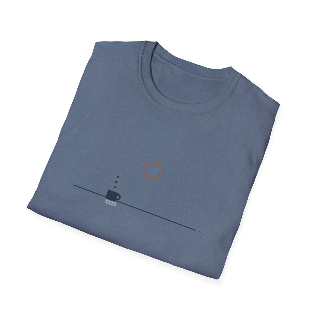 Coffee Morning Sunrise Minimalist T-Shirt