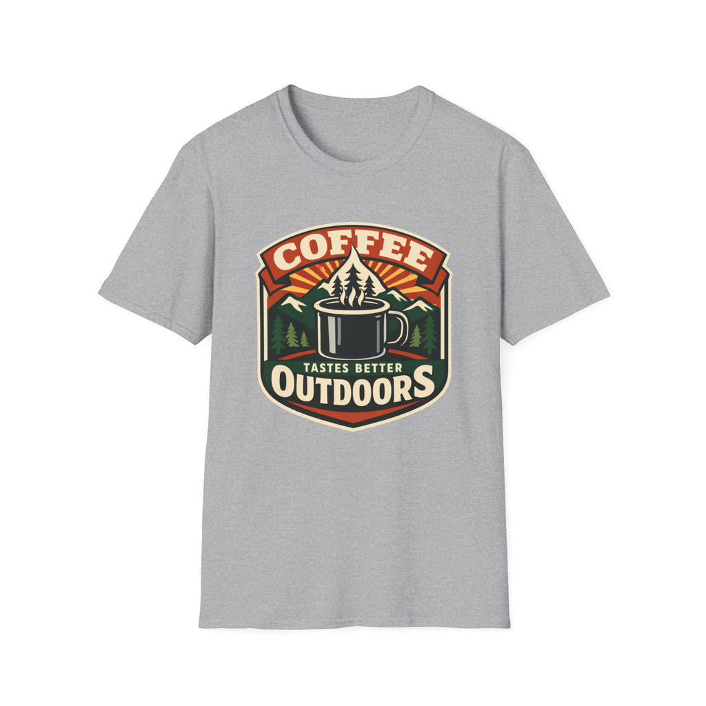 Coffee Tastes Better Outdoors T-Shirt
