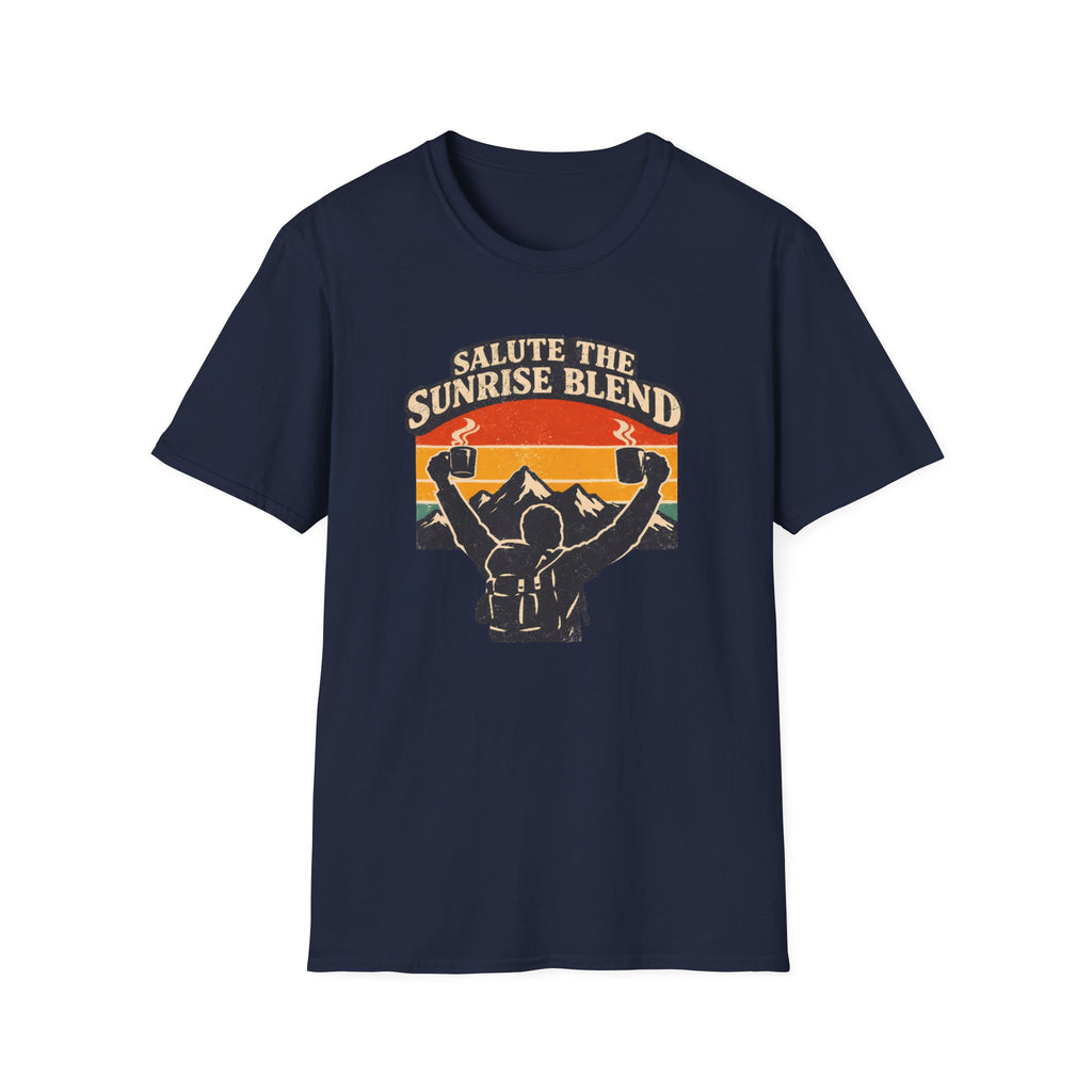 Salute The Sunrise Blend Design T-Shirt
