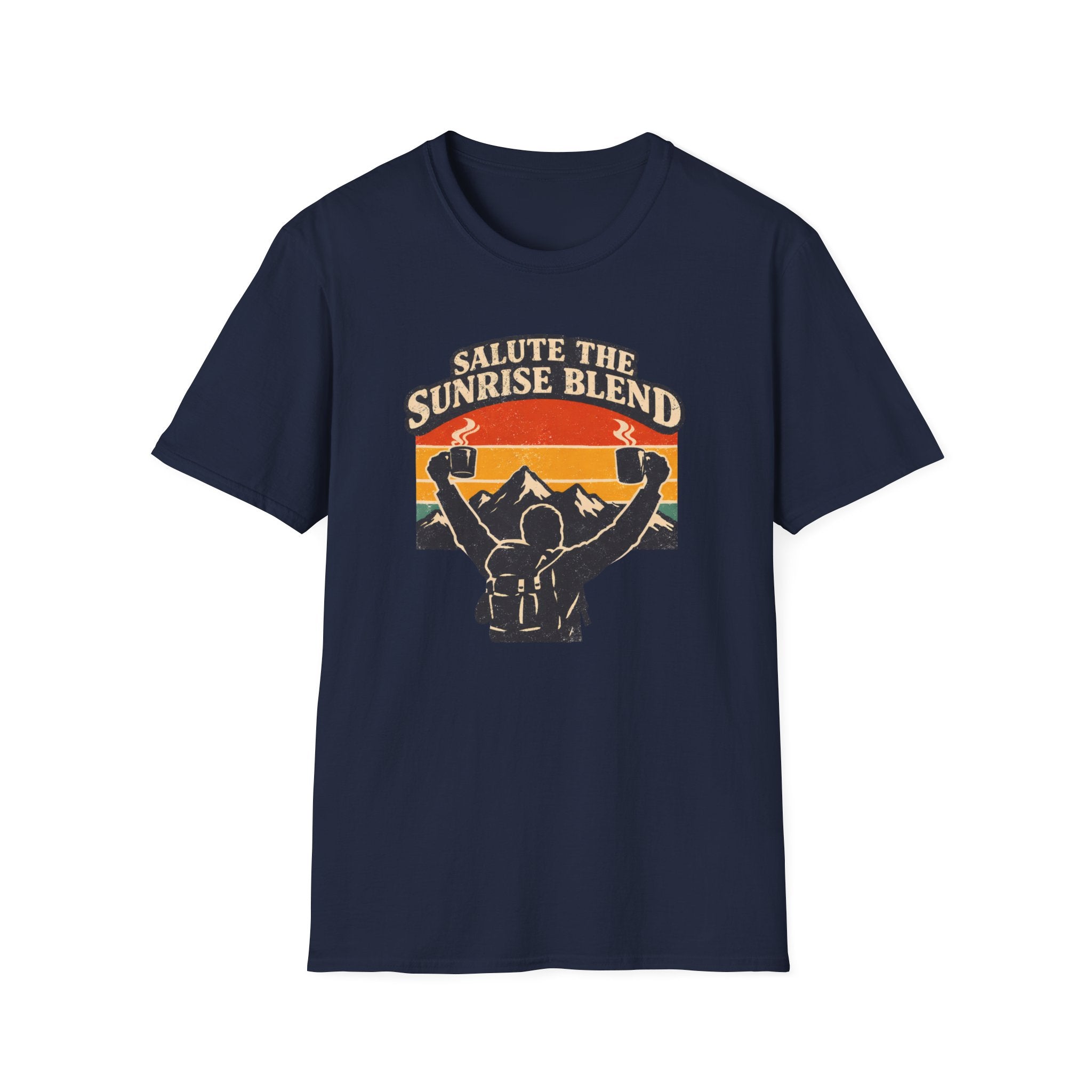 Salute The Sunrise Blend Design T-Shirt