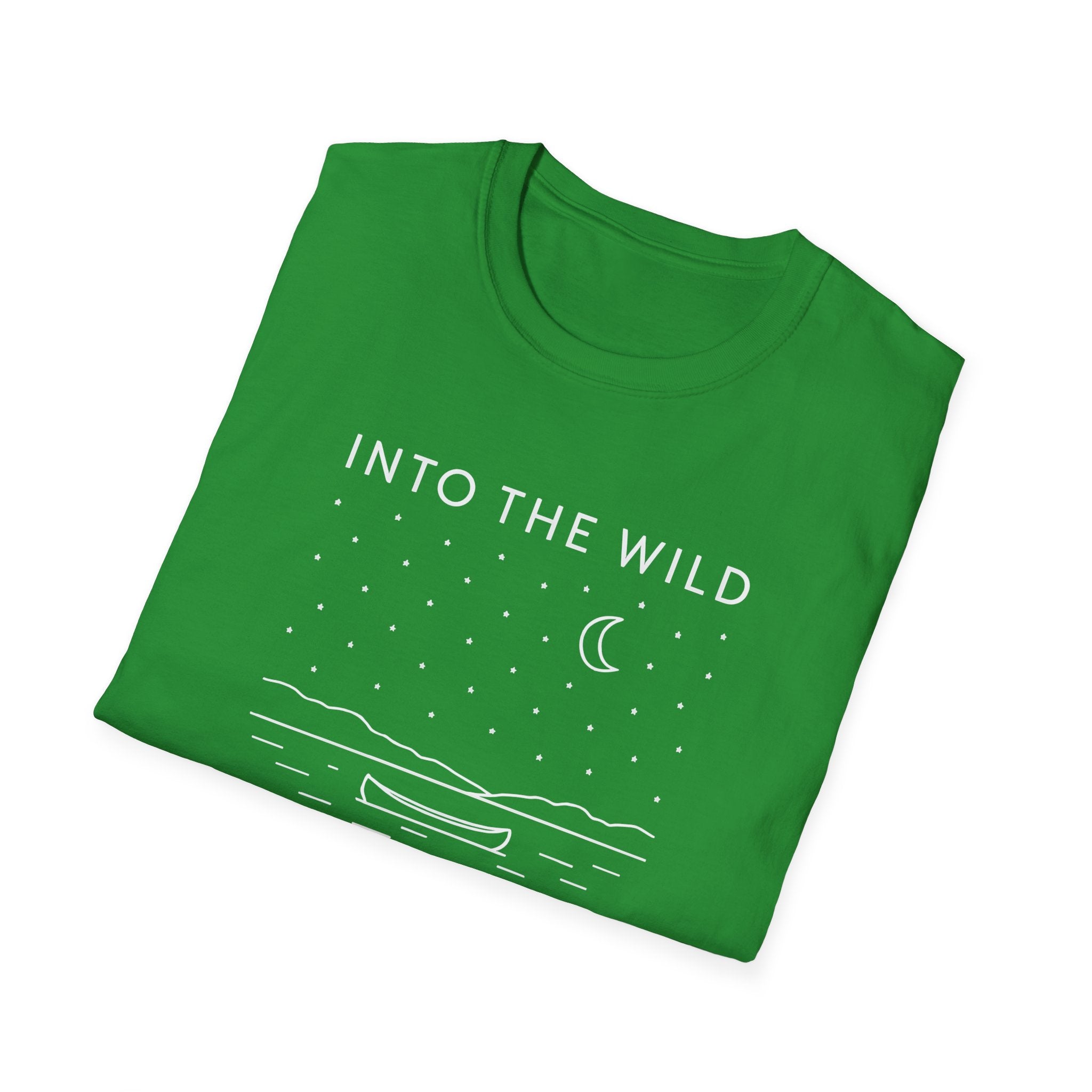 Into The Wild Moonlit Night Boat T-Shirt