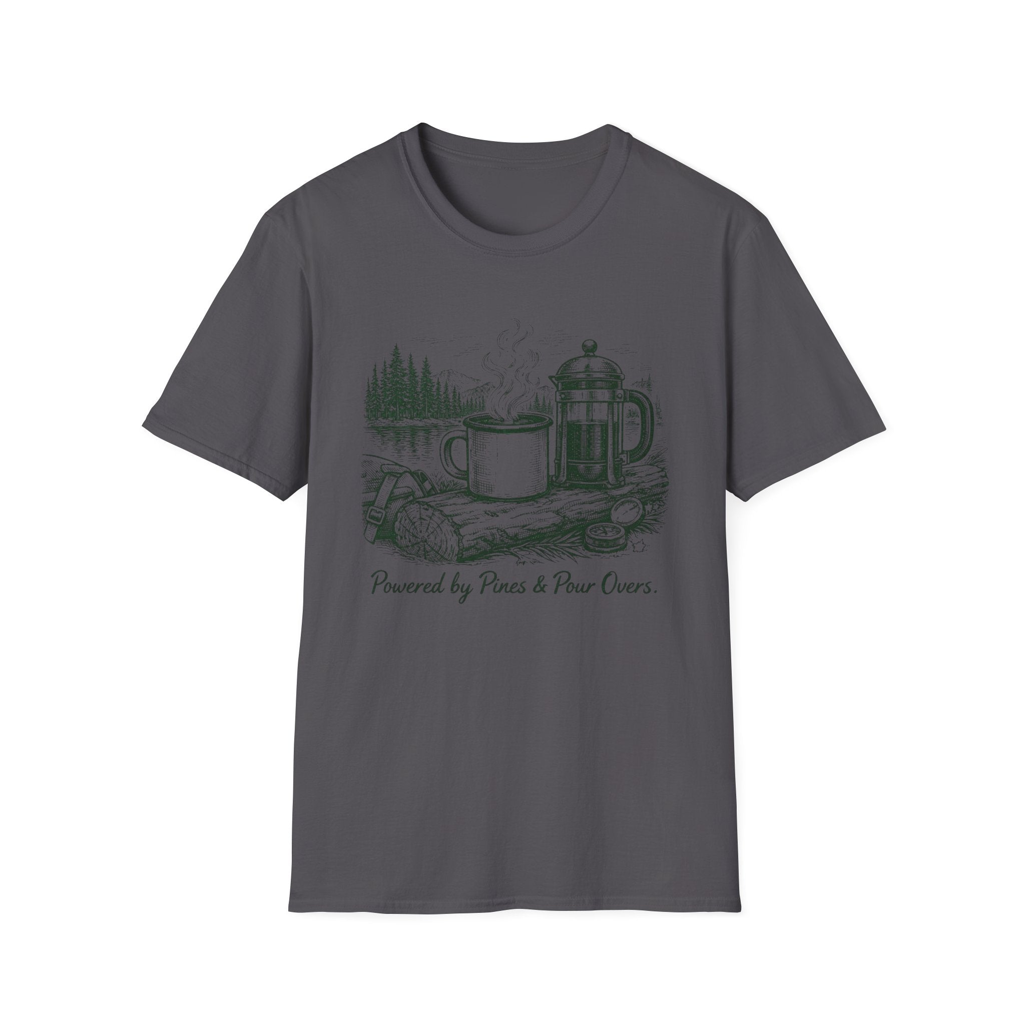 Powered By Pines & Pour Overs T-Shirt