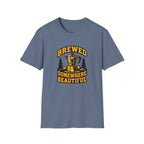 Brewed Somewhere Beautiful Coffee Pot T-Shirt