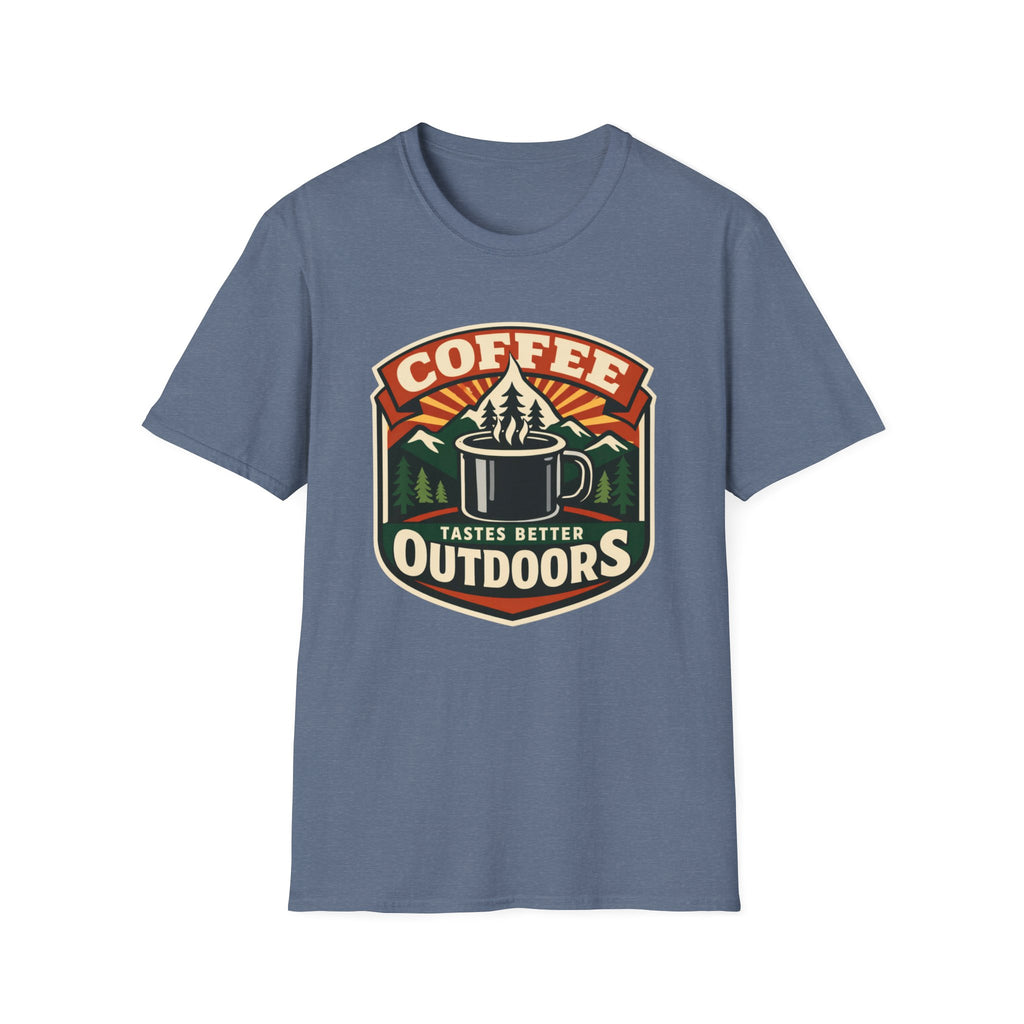 Coffee Tastes Better Outdoors T-Shirt