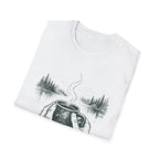 Brewed Somewhere Beautiful Field Guide Design T-Shirt