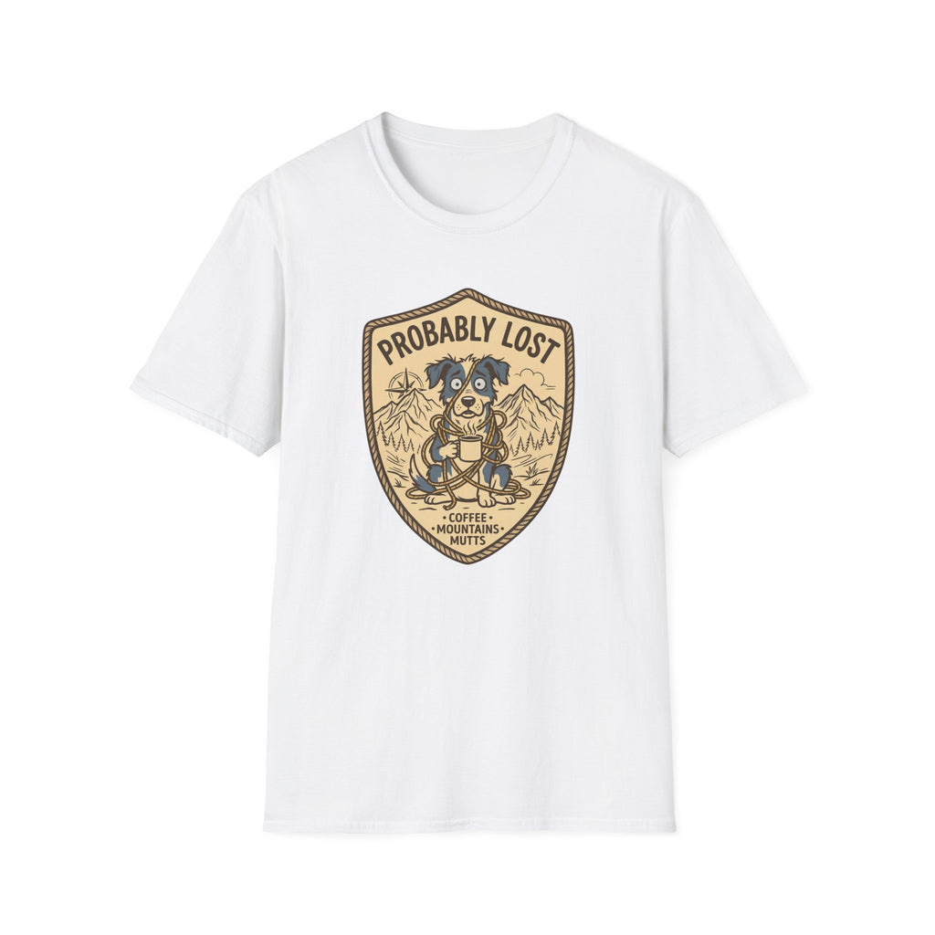 Probably Lost Coffee Dog T-Shirt