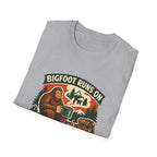 Bigfoot Runs On Coffee And Campfires T-Shirt