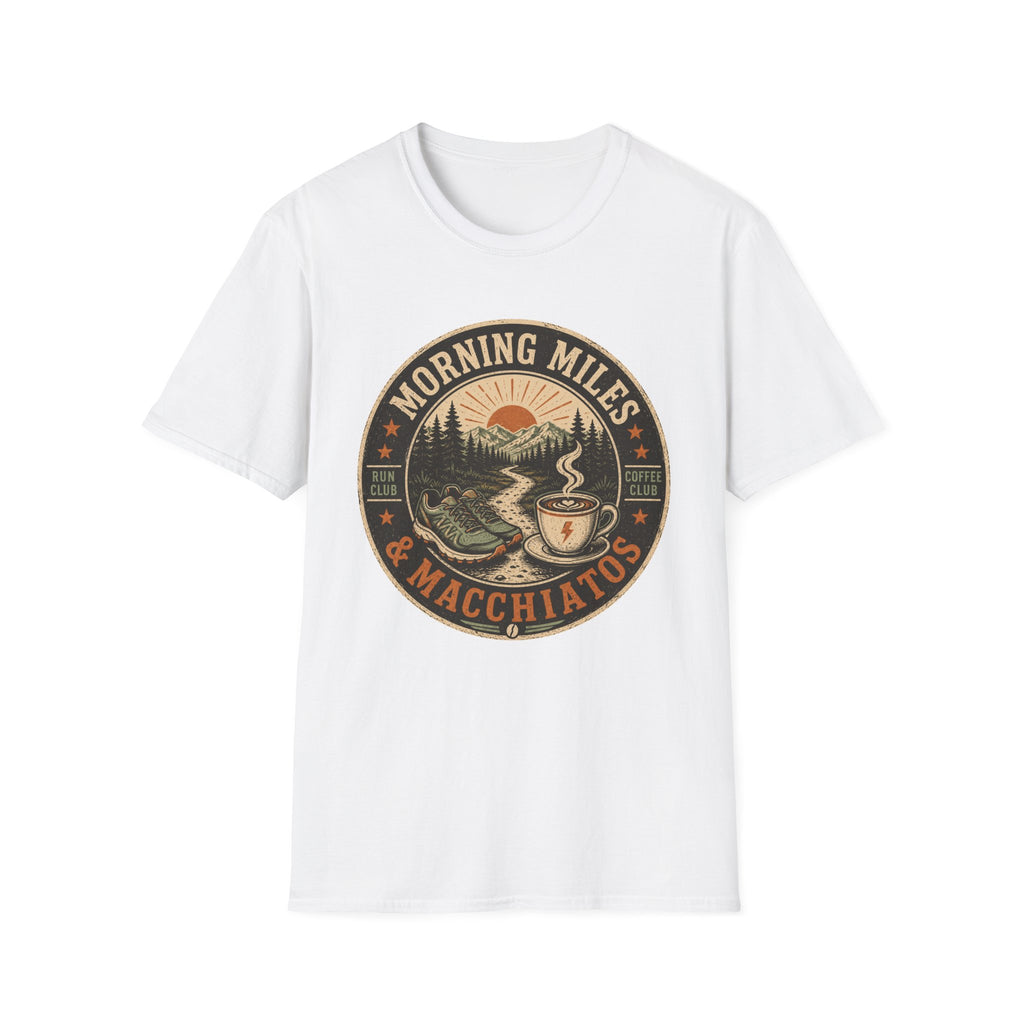 Morning Miles & Macchiaatos T-Shirt