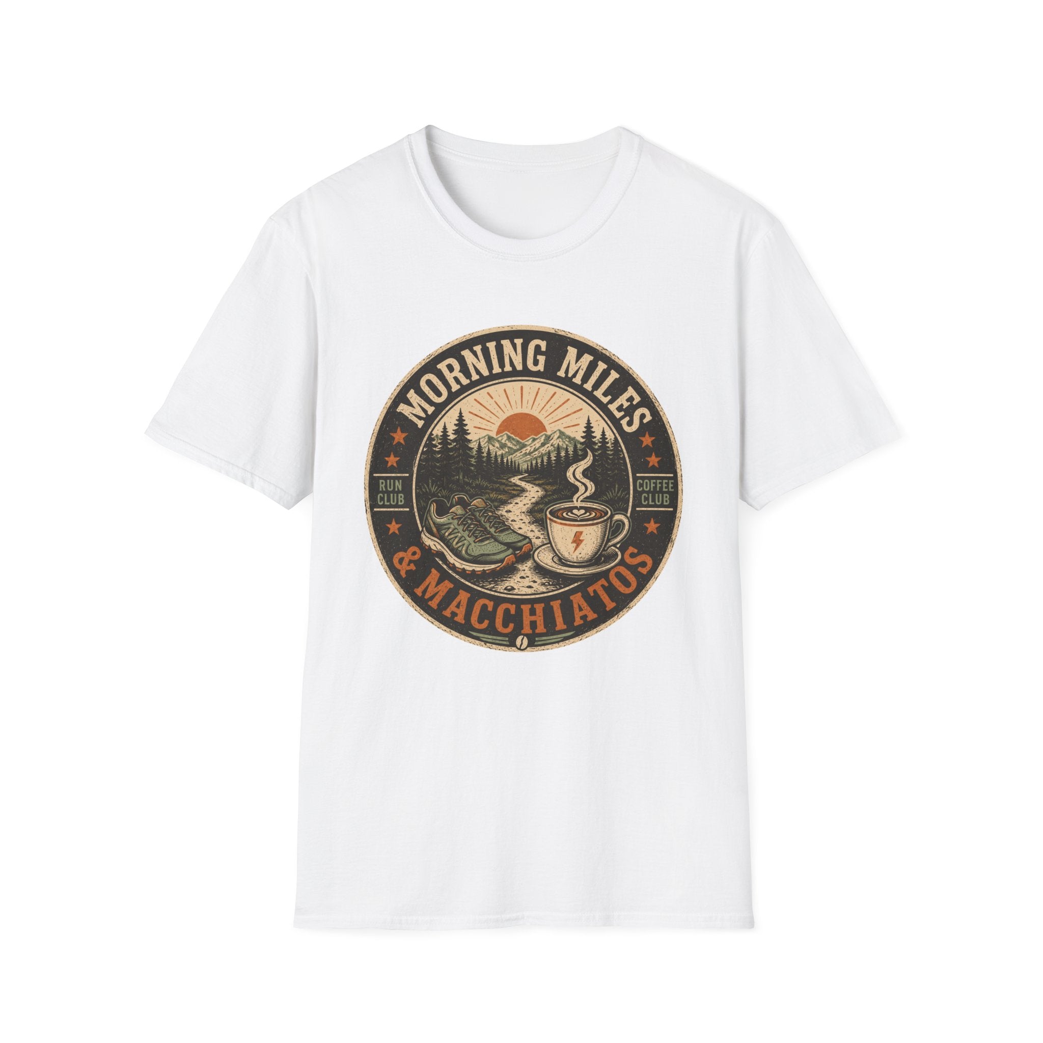 Morning Miles & Macchiaatos T-Shirt