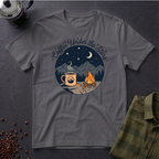 Coffee Under The Stars Cartoon Style T-Shirt