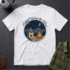 Coffee Under The Stars Cartoon Style T-Shirt