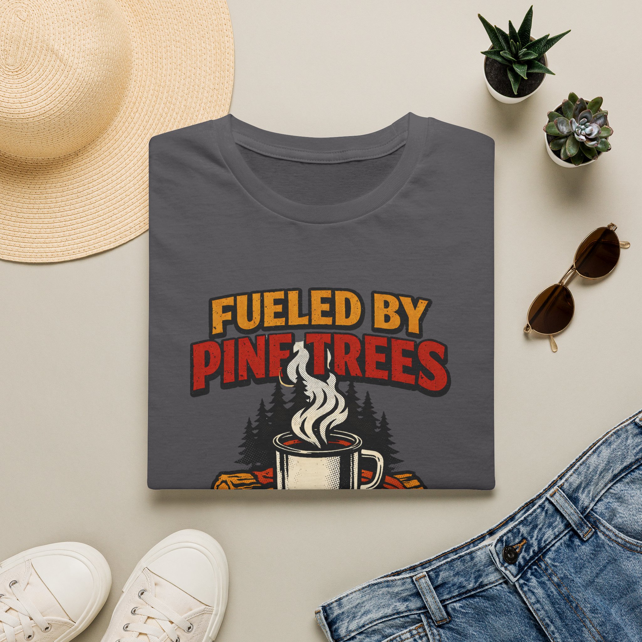 Fueled By Pine Trees And Pour Overs T-Shirt.png - Image 25