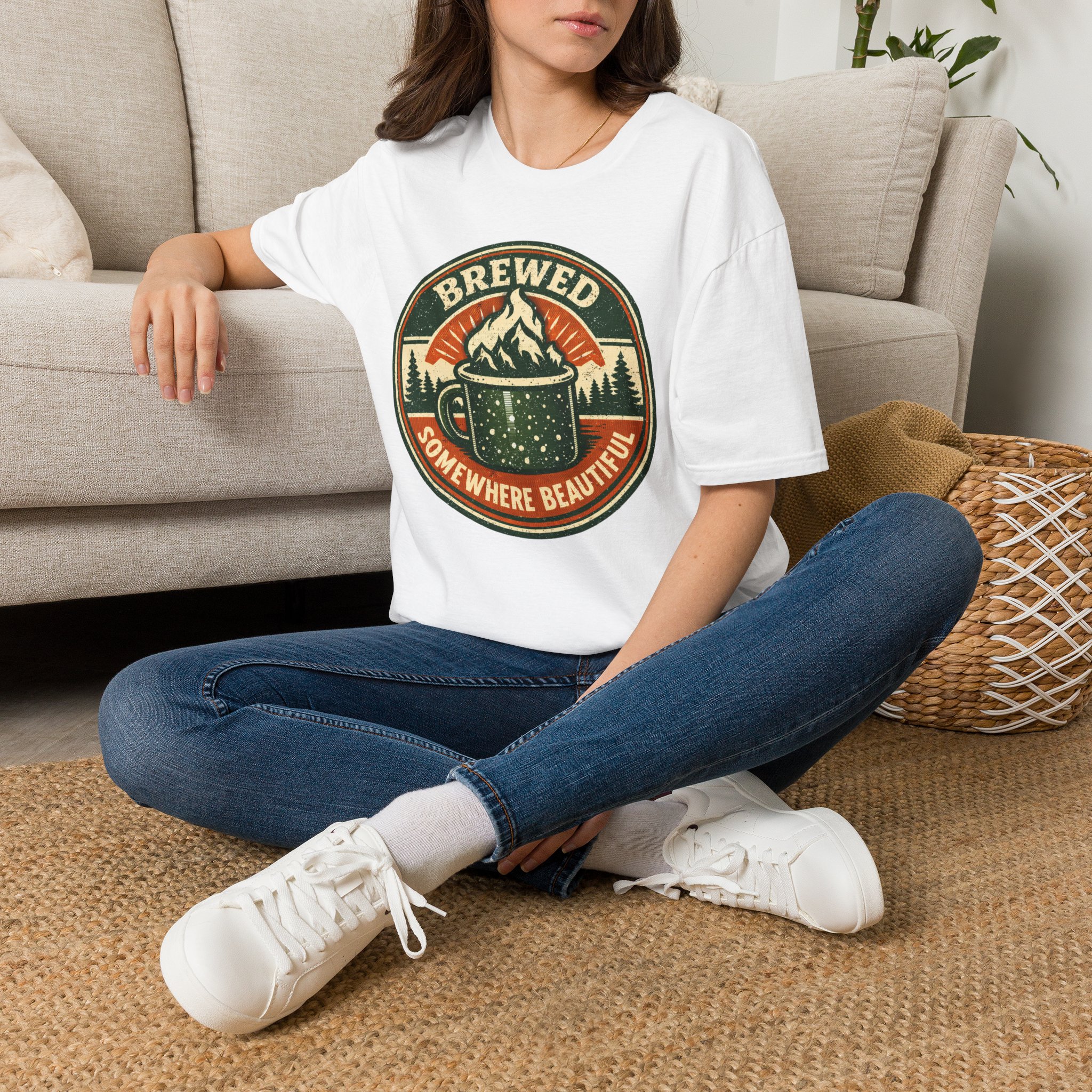 Brewed Somewhere Beautiful T-Shirt - Image 2
