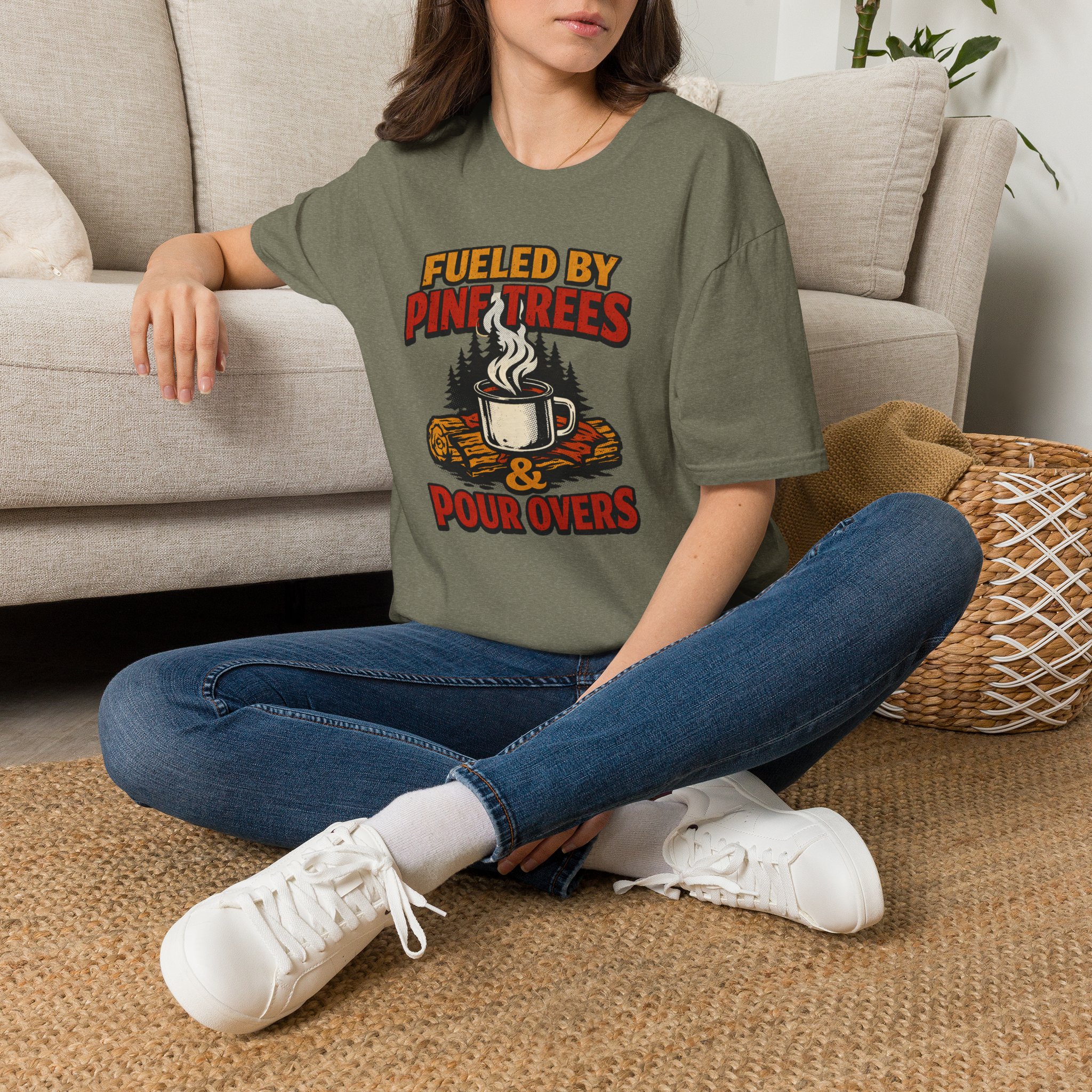 Fueled By Pine Trees And Pour Overs T-Shirt.png - Image 14