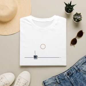 Coffee Morning Sunrise Minimalist T-Shirt