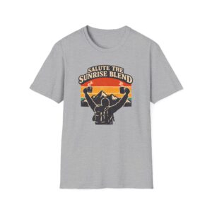 Salute The Sunrise Blend Design T-Shirt