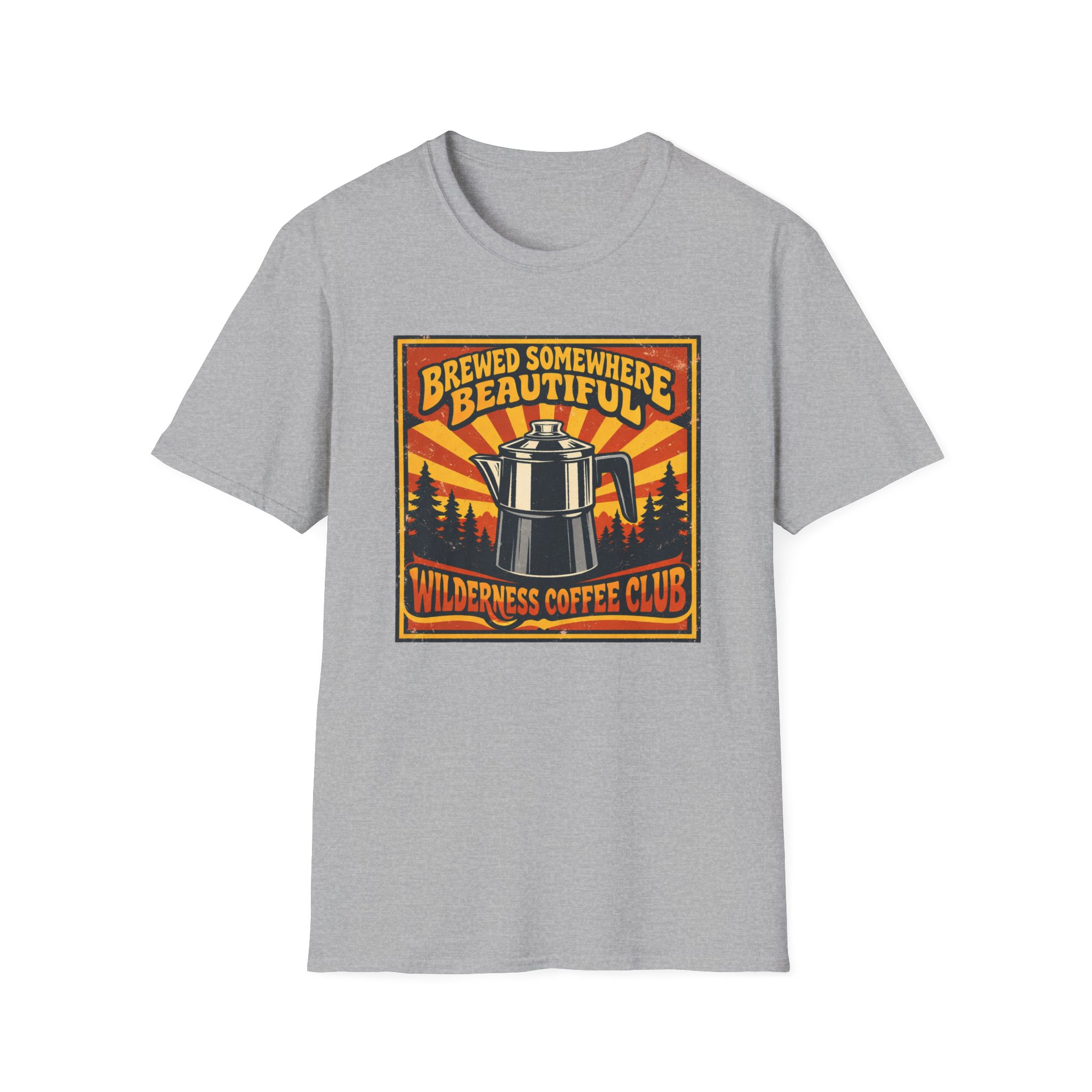 Brewed Somewhere Beautiful Poster Style T-shirt - Image 11