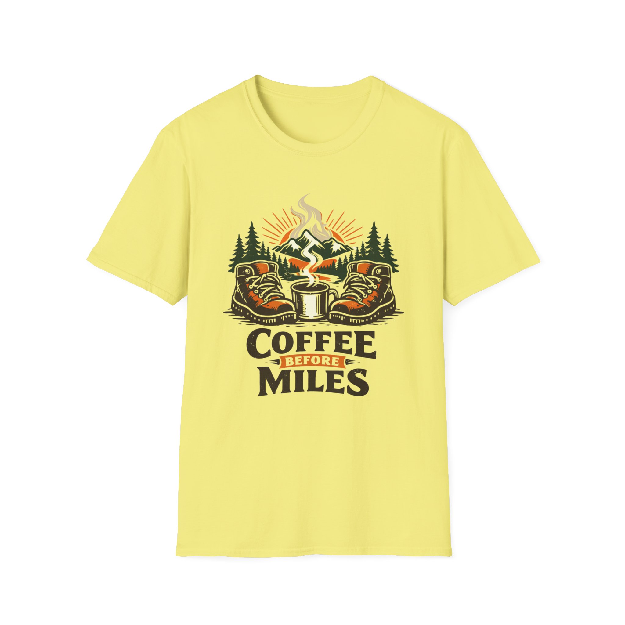Coffee Before Miles T-Shirt - Image 19