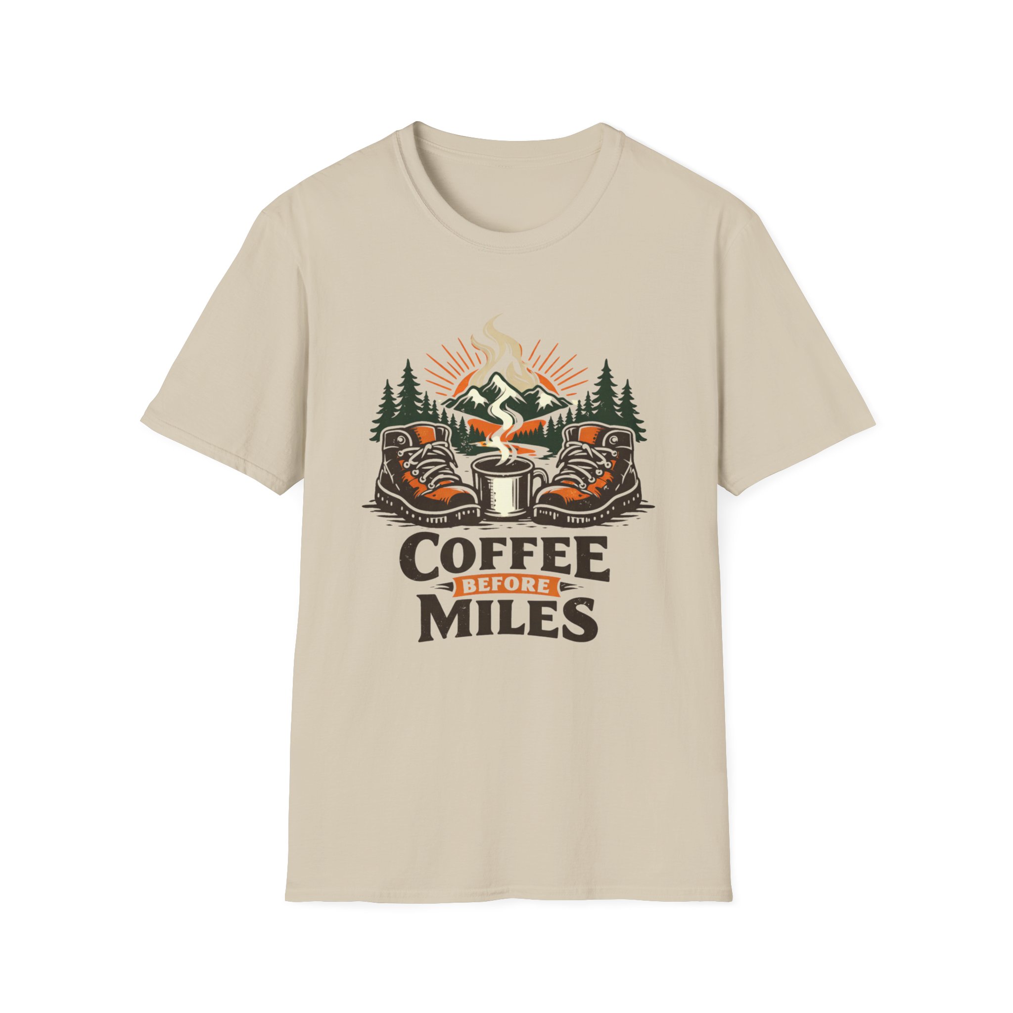Coffee Before Miles T-Shirt - Image 7