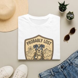 Probably Lost Coffee Dog T-Shirt