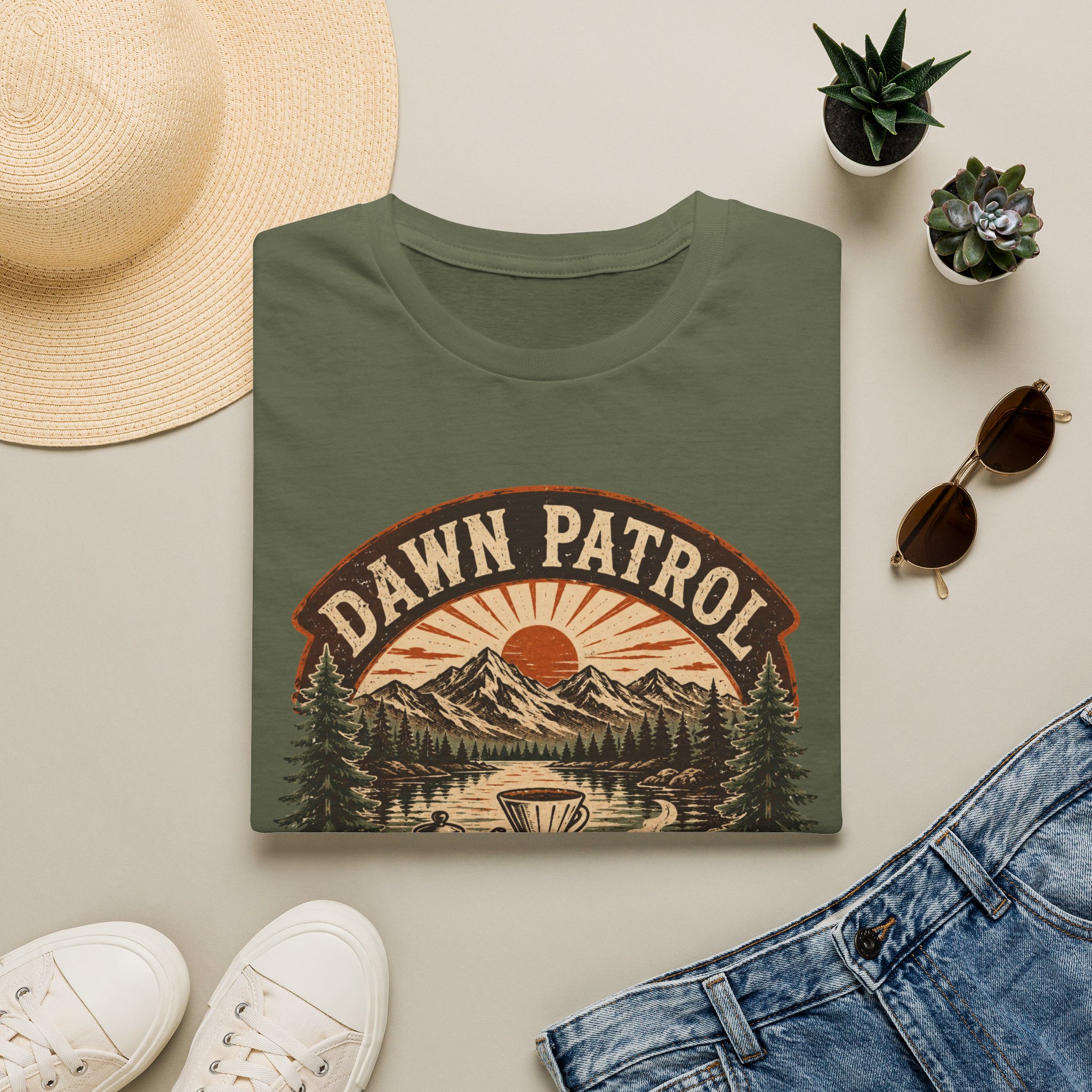 Dawn Patrol & Pour Overs T-Shirt - Image 17