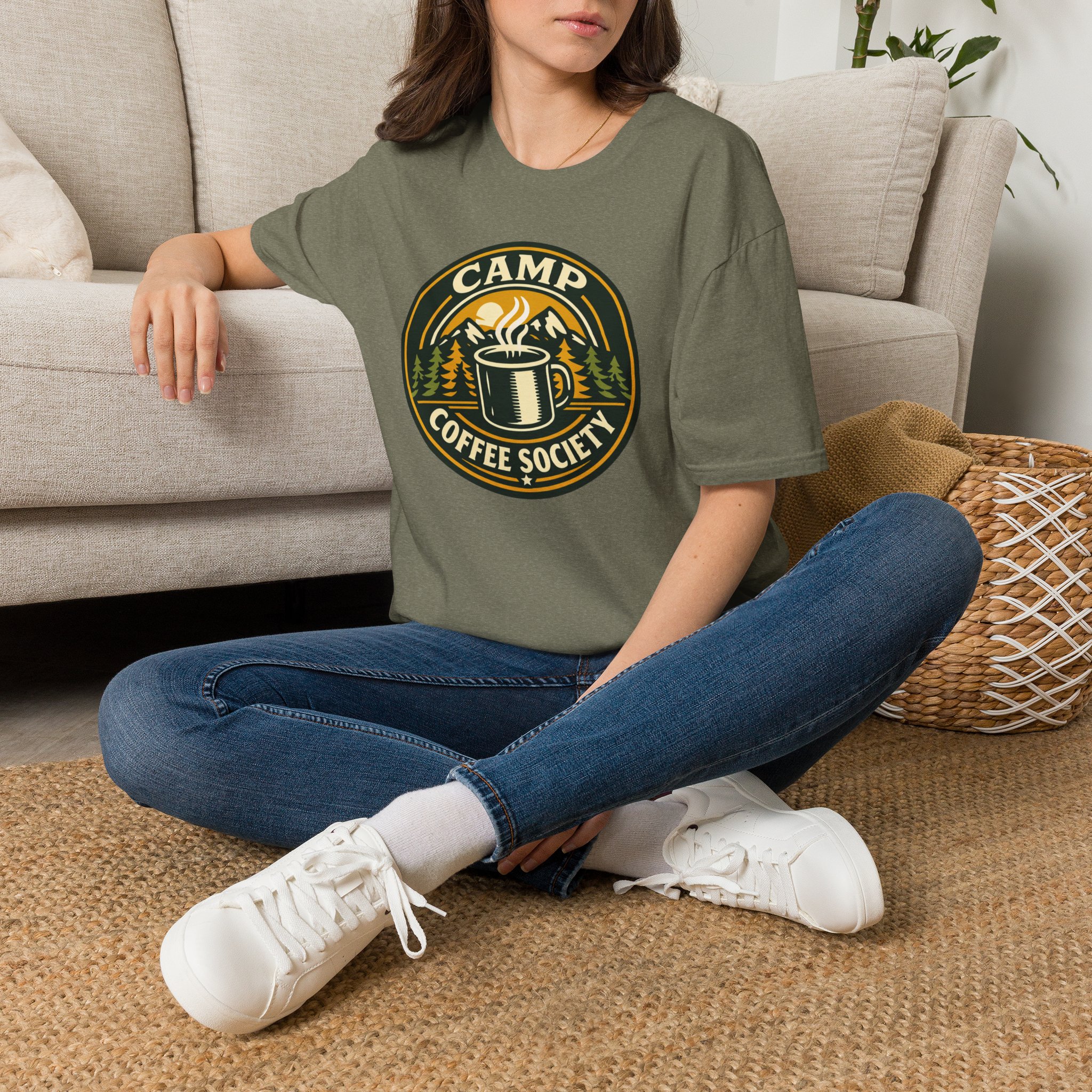 Camp Coffee Society T-Shirt - Image 14