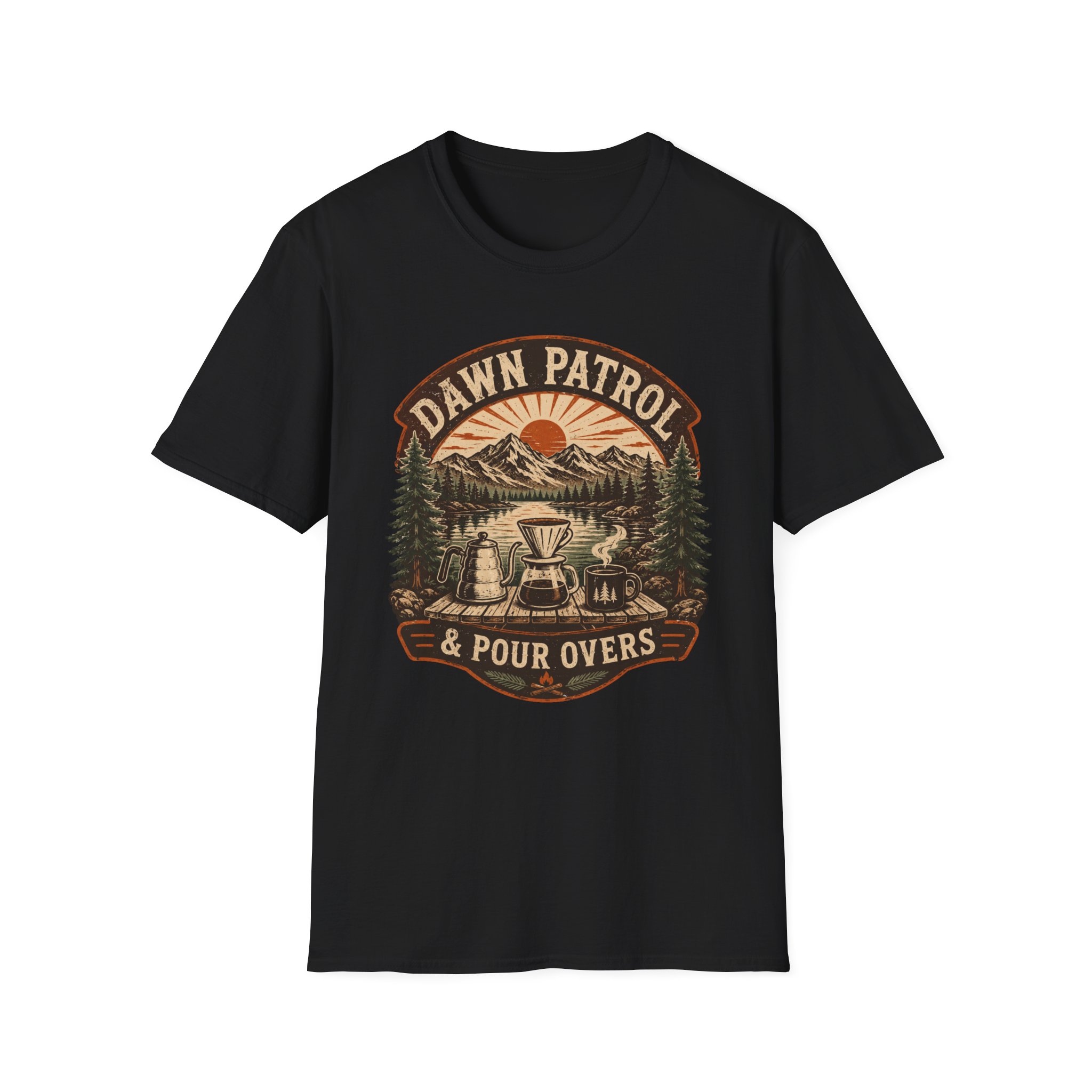 Dawn Patrol & Pour Overs T-Shirt - Image 7