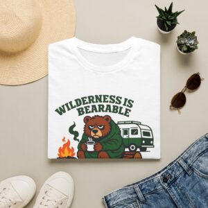 Wilderness Is Bearable After Coffee T-Shirt.png
