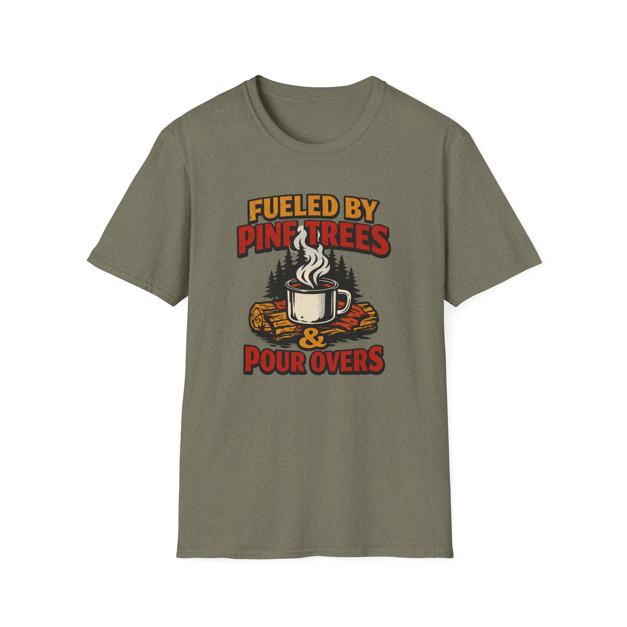 Fueled By Pine Trees And Pour Overs T-Shirt.png - Image 15
