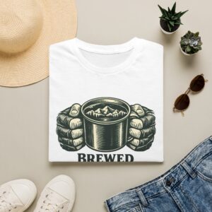 Brewed Somewhere Beautiful Metal T-Shirt