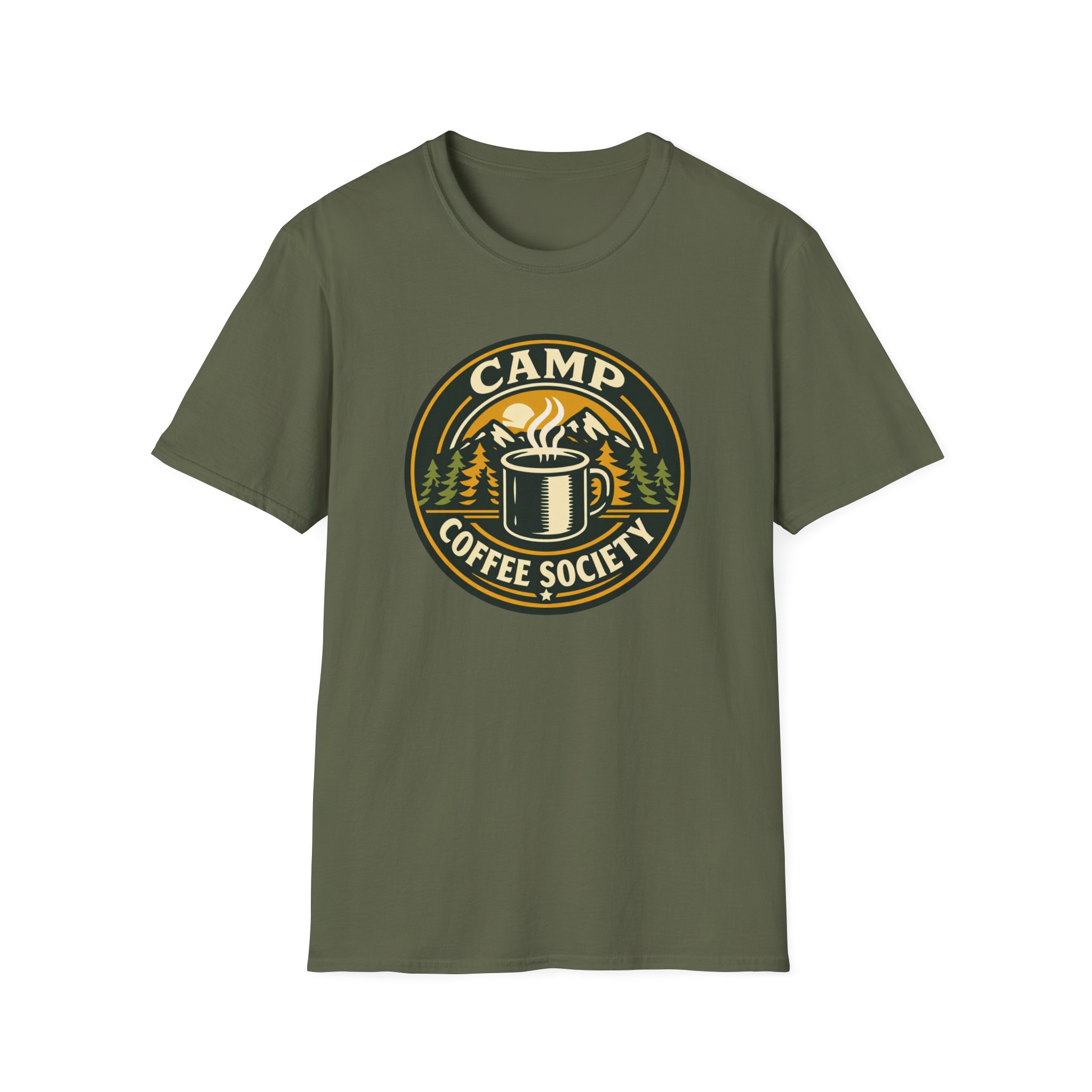 Camp Coffee Society T-Shirt - Image 19