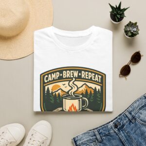 Camp . Brew . Repeat Badge T-Shirt